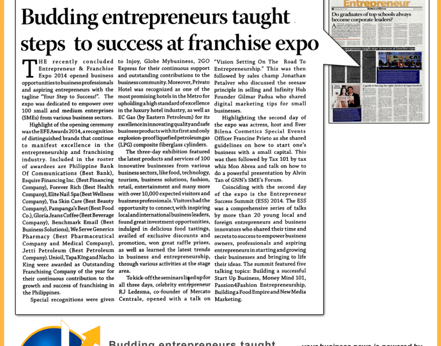 Entrepreneur and Franchise Expo 2014