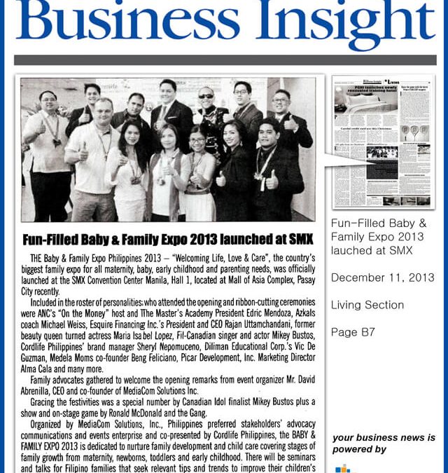 Malaya Business Insight: Fun-Filled Baby and Family Expo 2013 Launched at SMX Convention Center Manila