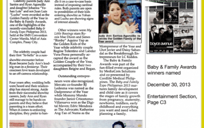 Philippine Star: Baby and Family Awards Winners Named